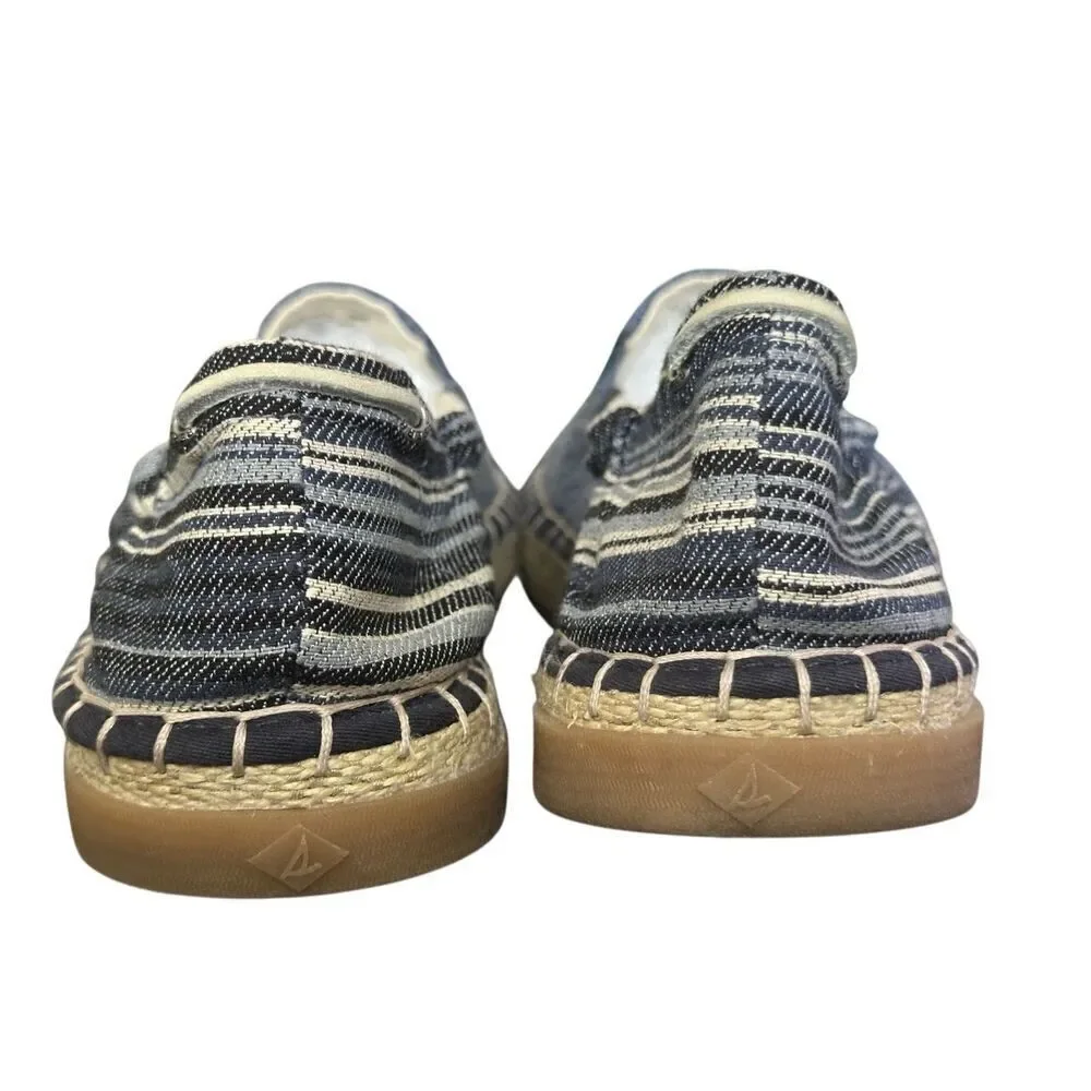 SPERRY Laurel Reef Blue Espadrilles Size 9